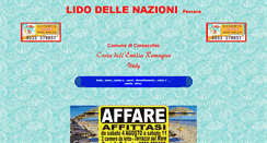 Desktop Screenshot of lidodellenazioni.com